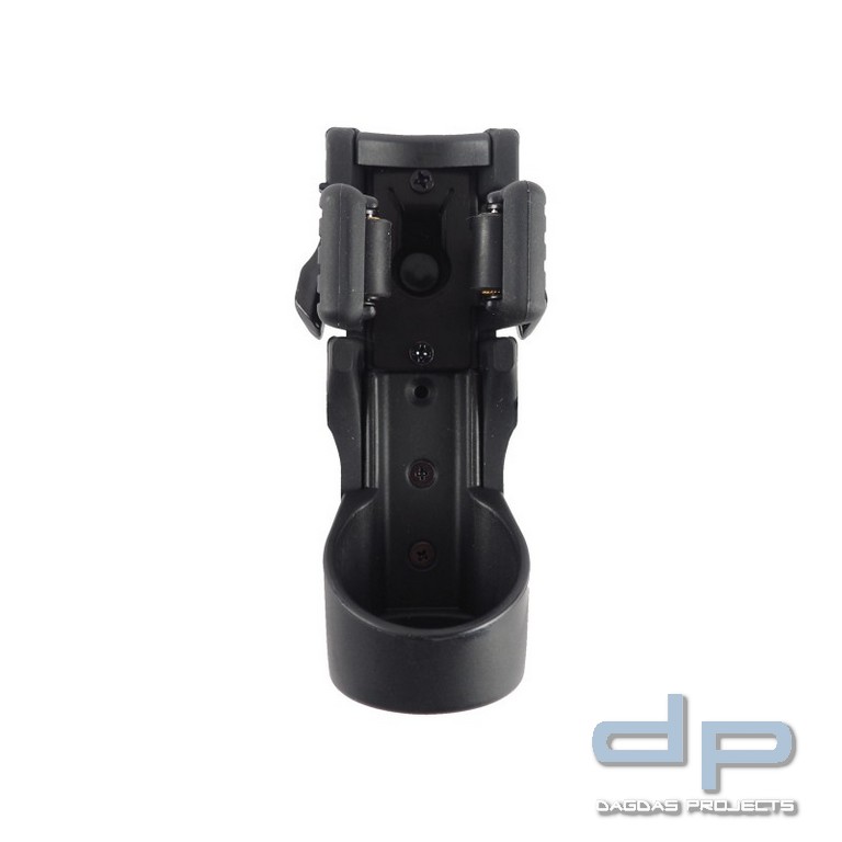 ESP® Taschenlampenholster LHU64, Metall Gürtelclip für Gürtel bis 50 mm