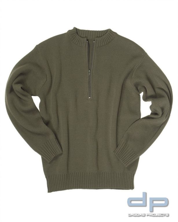SCHWEIZ.ARMEEPULLOVER M.RV ACRYL OLIV VPE 2