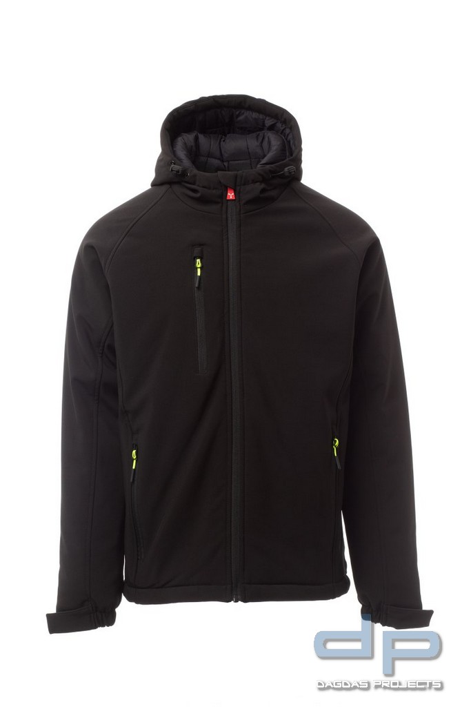 Padded Herren Behörden Softshelljacke ''GALE PAD'' in verschiedenen Farben mit Aufdruck nach Wunsch