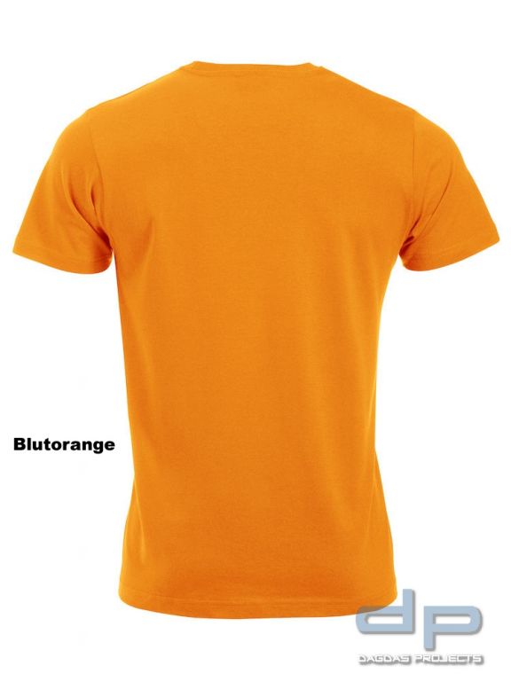 Clique New Classic-T Shirt mit 2 zeiligem Wunschaufdruck gestrichelte Linien in verschiedenen Farben
