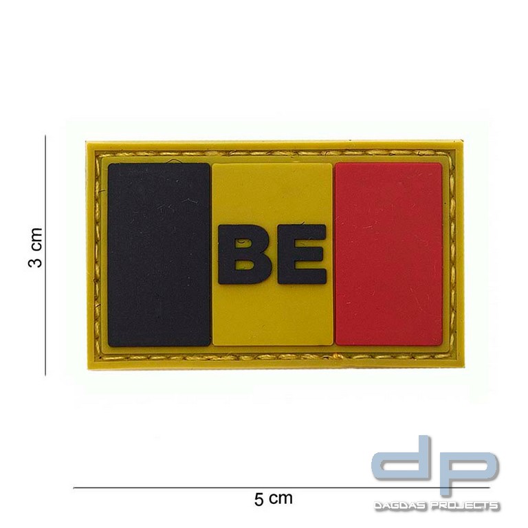 Emblem 3D PVC Belgien klein BE