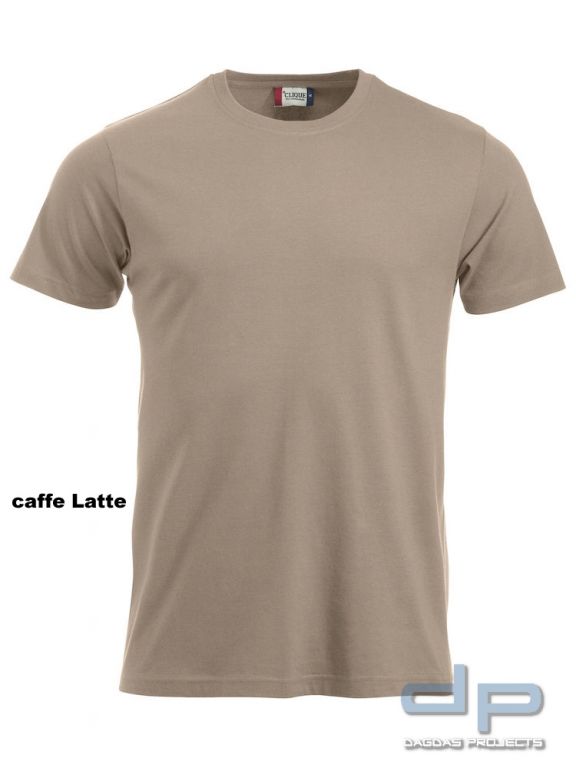 Clique New Classic-T Shirt mit 2 zeiligem Wunschaufdruck in verschiedenen Farben