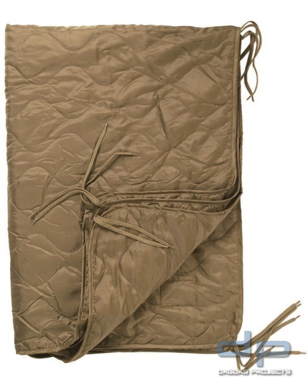 PONCHO LINER (STEPPDECKE) COYOTE  2 Stück