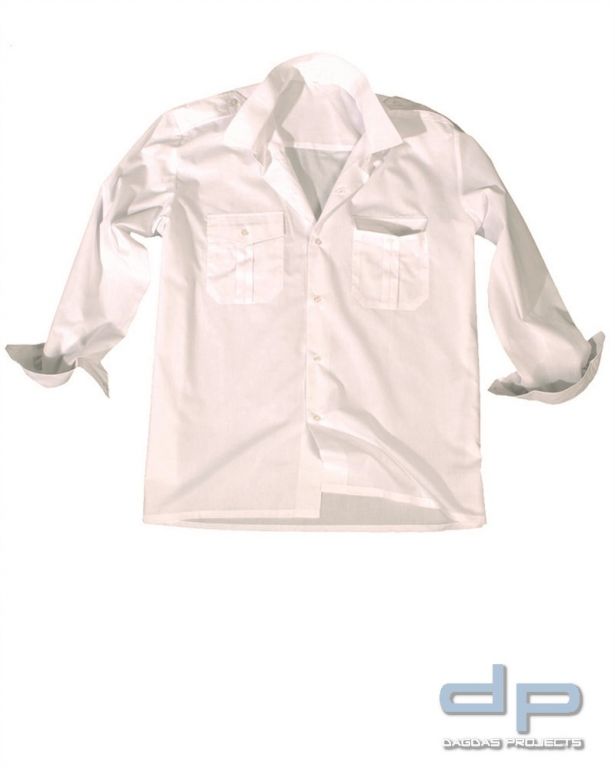 DIENSTHEMD 1/1 ARM T/C WEISS VPE 2