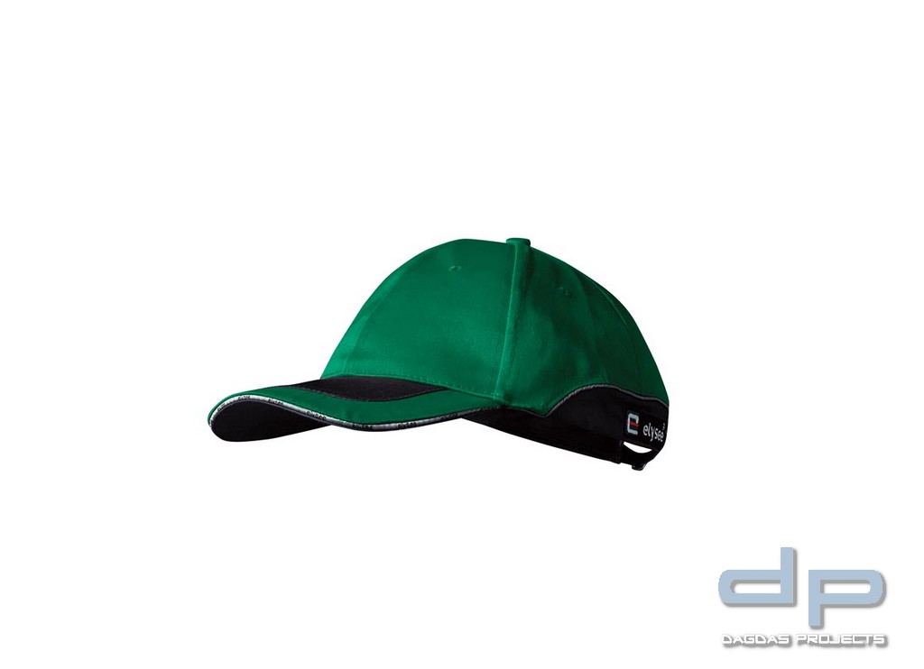 Cap in Grün/Schwarz