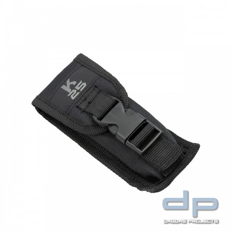 K25 Einhand-Klappmesser, Linerlock, inkl. Nylon-Gürteletui