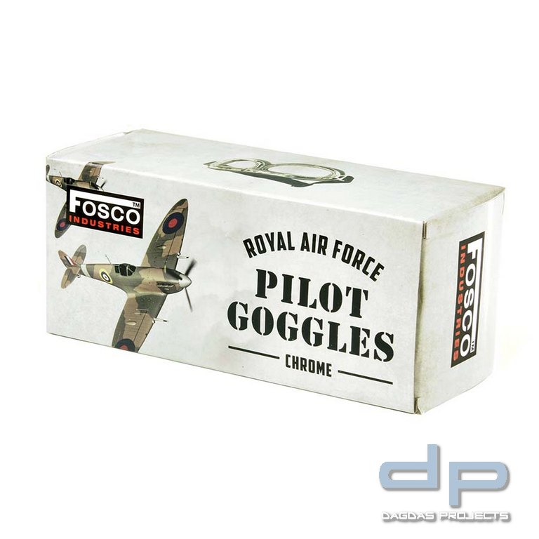 Motorrad brille chrome RAF