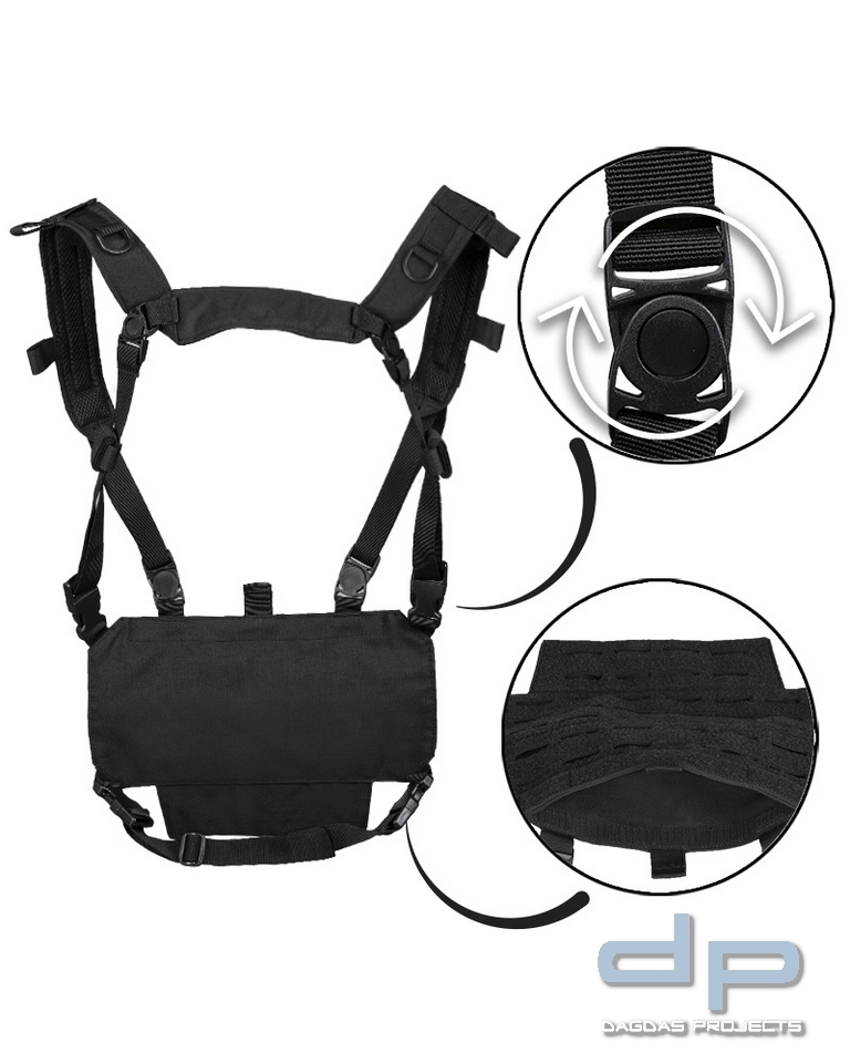 CHEST RIG LIGHTWEIGHT SCHWARZ