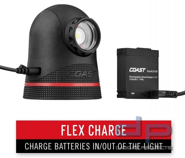 COAST Crew PM500R Lampe (700 Lumen, wiederaufladbar)