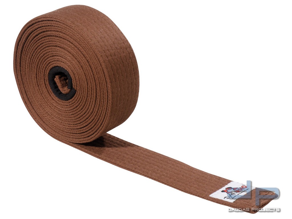 DANRHO IBJJF Gürtel, 4,5 cm Braun