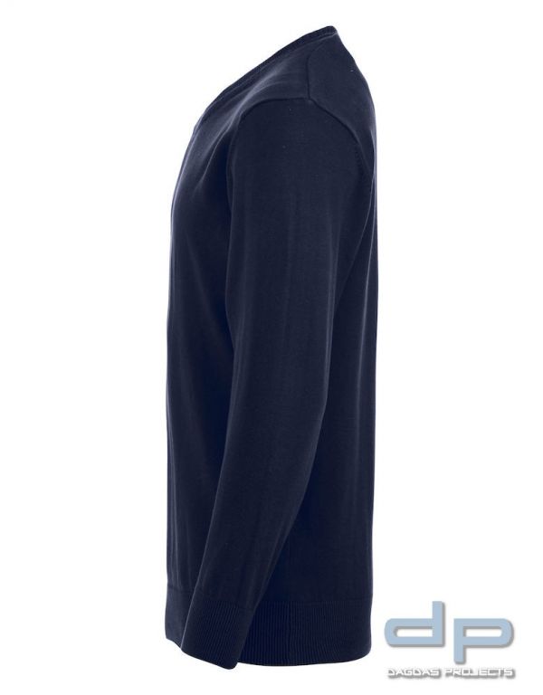 Herren Strickpullover V-Ausschnitt 100 % Baumwolle in verschiedenen Farben