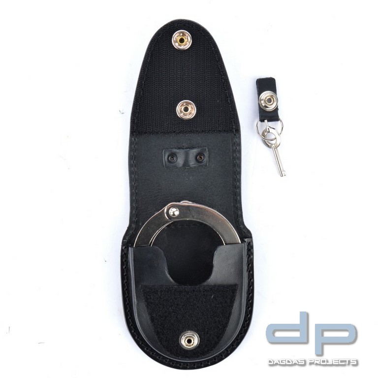 COP® 8408 Gr.XL, geschlossene Handfesseltasche, Klett-Druckknopfverschluss, Leder