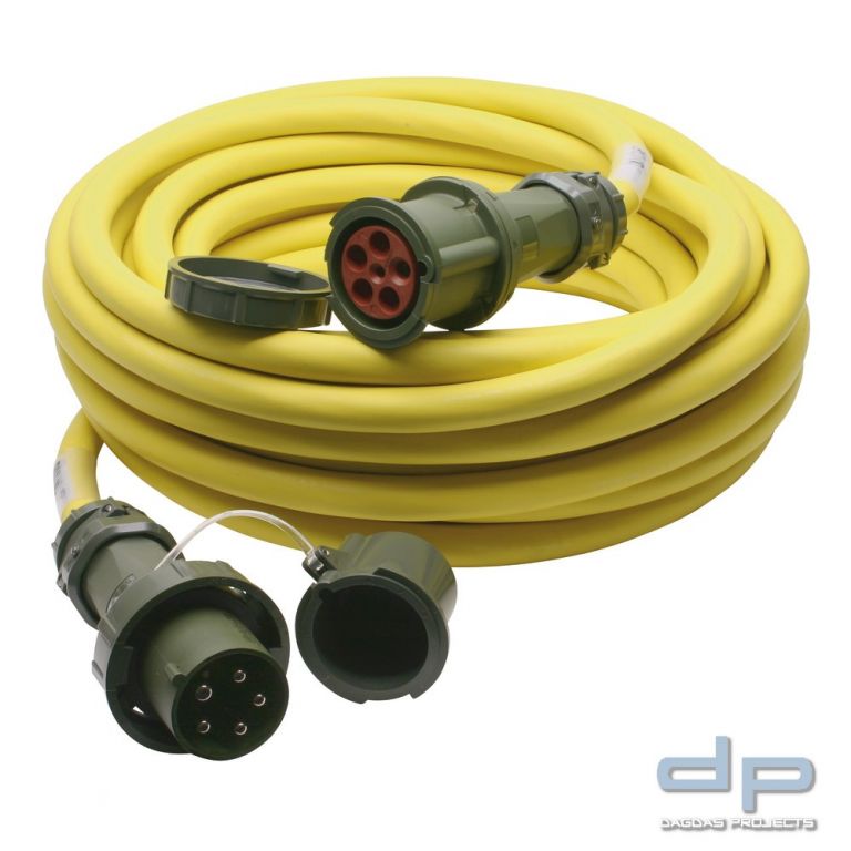 Verlängerungsleitung THW 400V/63A, 5G16, 25 m