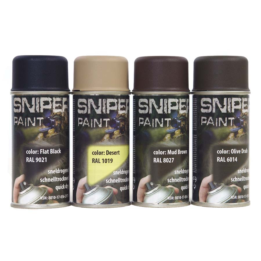 6 er Box Spray Armee Farbe 150ml