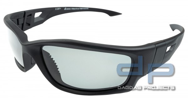 EDGE TACTICAL BLADE RUNNER POLARIZED SMOKE VAPOR SHIELD LENSES, FARBE: SCHWARZ