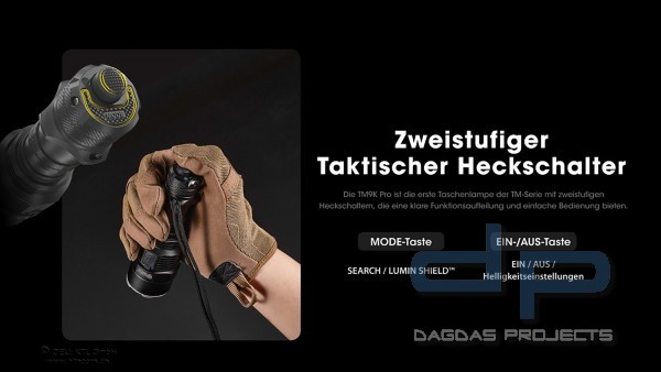 NITECORE TM9K PRO (SELF-DEFENCE TASCHENLAMPE)