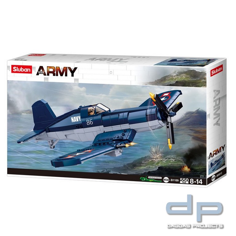 Sluban WWII F4U Fighter M38-B1109 #16126