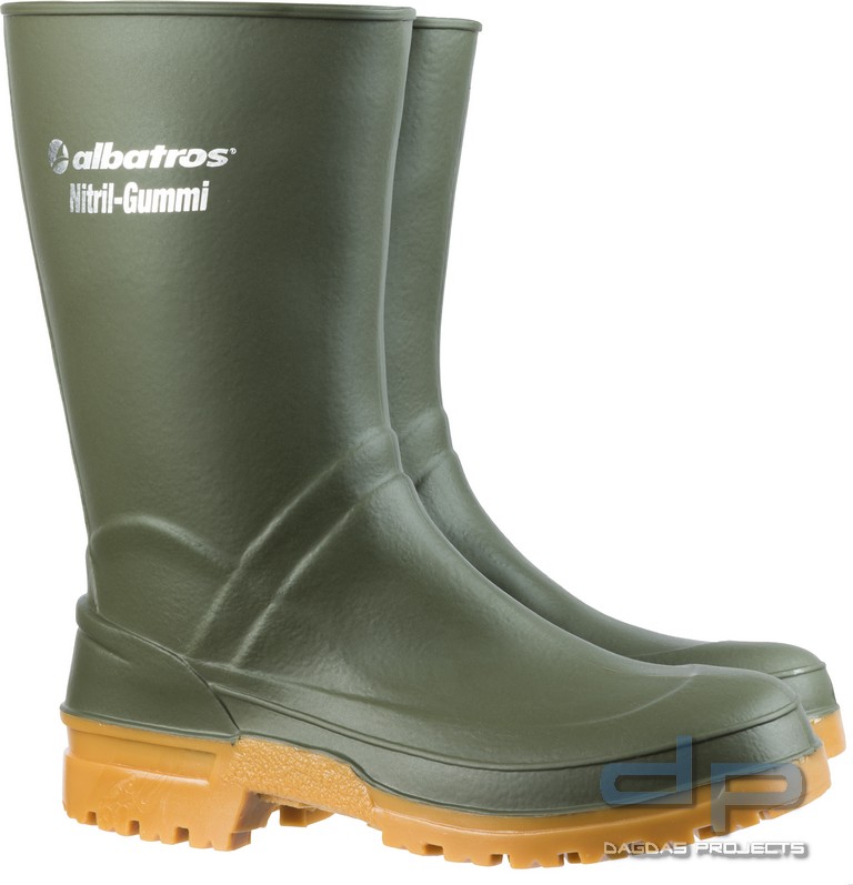 GUARDIAN MID GREEN // NITRILGUMMISTIEFEL