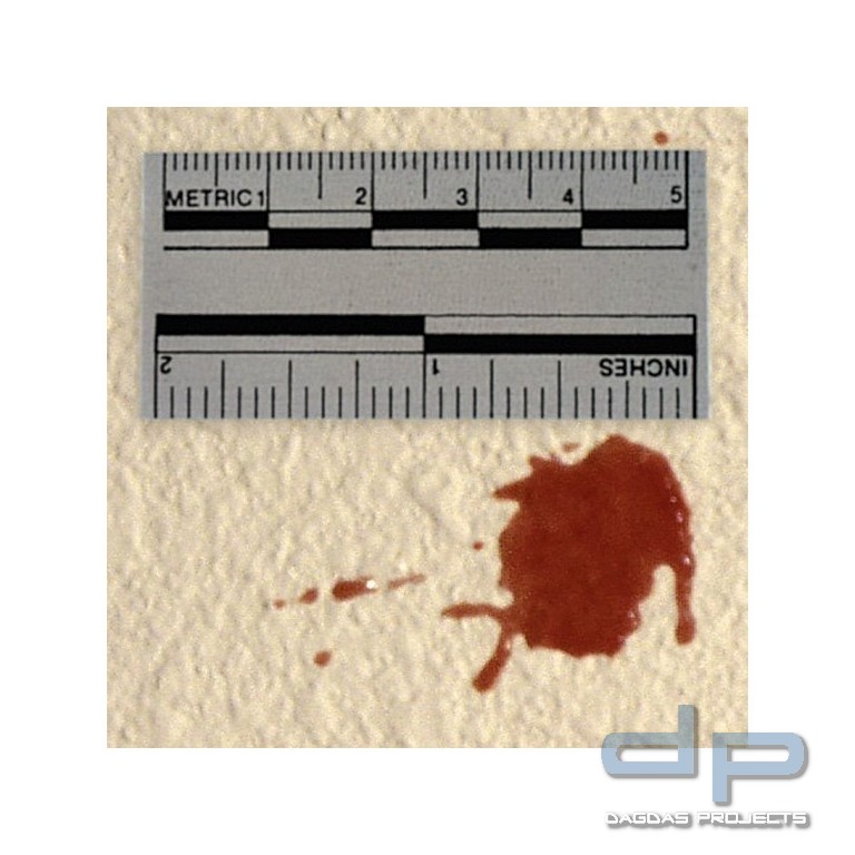 Beweisfoto Maßstab weiß, 50er Pack, 5 cm Länge