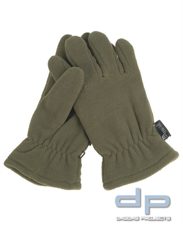 FINGERHANDSCHUHE FLEECE THINSULATE™ OLIV VPE 12