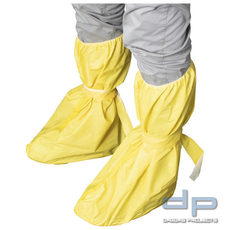 Asatex Chemieschutz Überziehschuh, PSA Kat. III, Typ 3+4+5+6, Gelb
