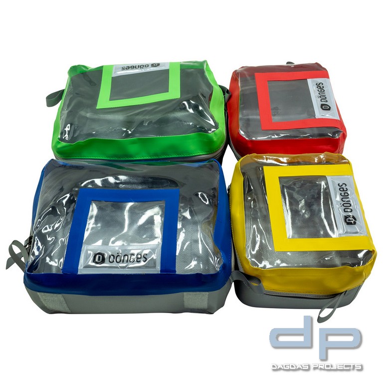 Dönges Notfallrucksack SEG mit Innentaschen, rot/schwarz, 360 x 420 x 190 mm