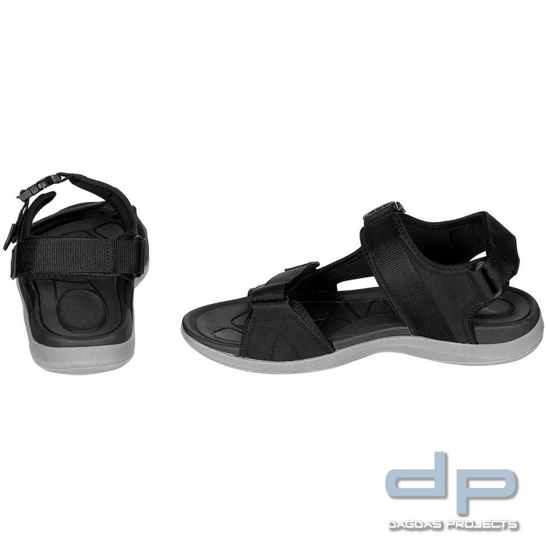 Sandale, "Hush Puppies", schwarz, neuw.