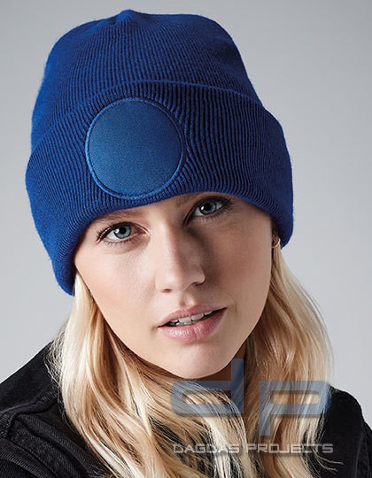 Circular Patch Beanie in verschiedenen Farben