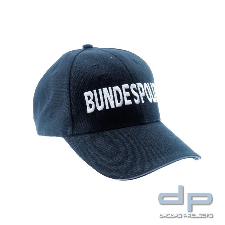 COP® Basecap mit Stick - BUNDESPOLIZEI vorne, Stickfarbe weiß, Einheitsgröße