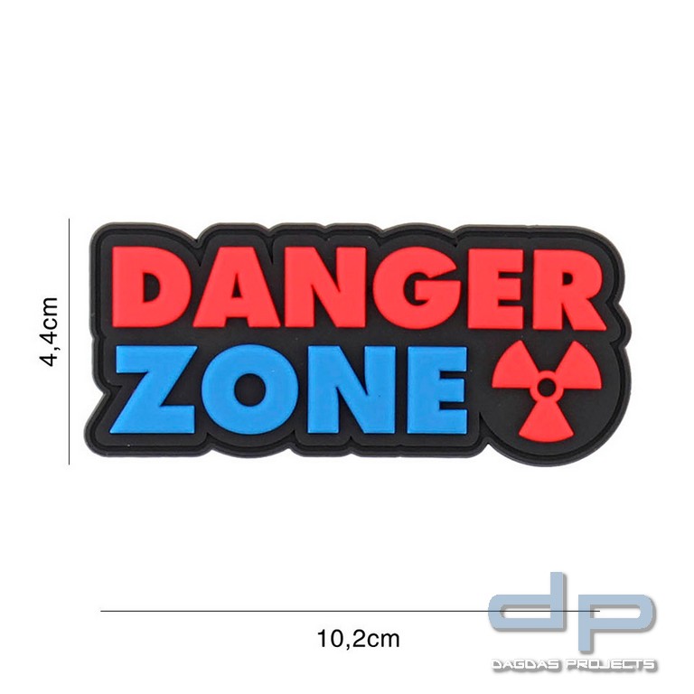 Emblem 3D PVC Danger Zone Mario