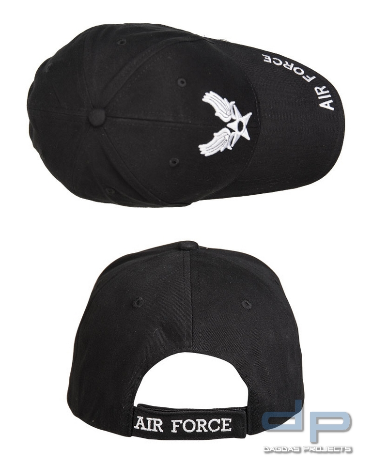 BASEBALL CAP SANDWICH SCHW.′AIRFORCE′ VPE 5
