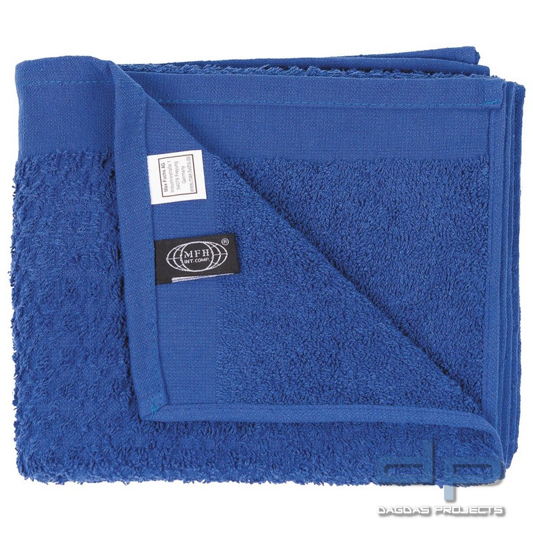 BW Handtuch, Frottee, blau, ca. 90 x 45 cm