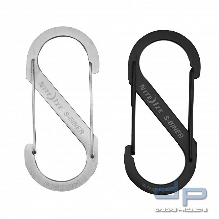 NiteIzeTM Doppelkarabiner S-Biner Edelstahl Größe 5