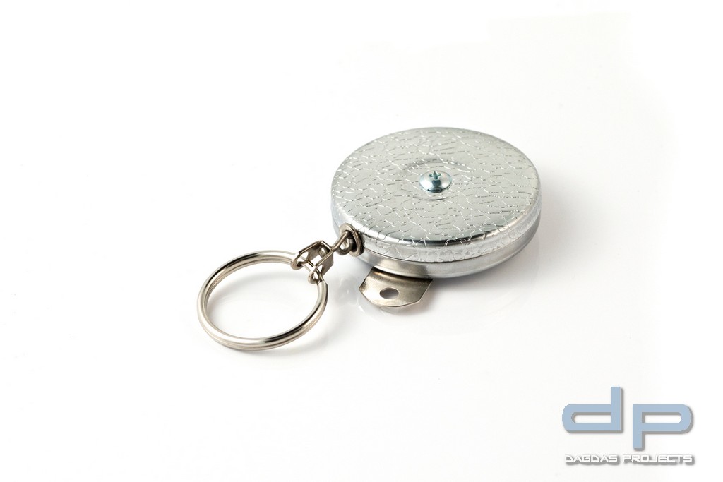 KEY-BAK, Leiste mit 2 Löchern + Kette 60 cm chrom