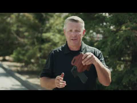 BIANCHI® 126GLS Gürtelholster (verdeckte Trageweise), Leder (38 mm BL)