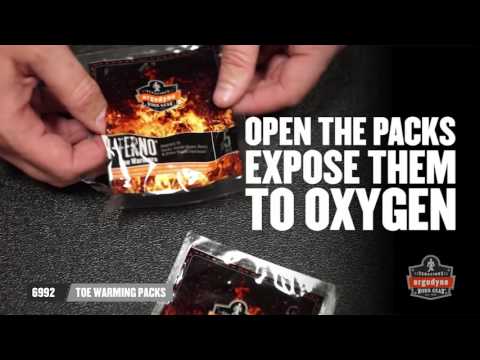 Ergodyne Zehenerwärmer, 40 x 2 Stück, mehrfach verwendbar, N-Ferno 6992